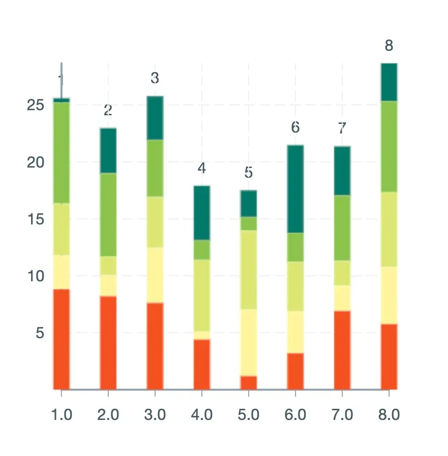 Canvas stacked bar chart